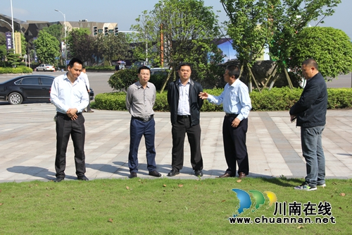 泸县领导调研指导泸县司法局法治基地建设工作(图1)