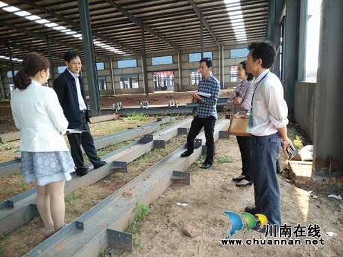 市委督导组到合江临港园区督查项目建设(图1) 市委督导组到合江临港园区督查项目建设(图1)