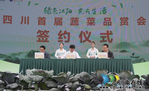 四川首届蔬菜品赏会在泸州掀开“红盖头”(图13) 四川首届蔬菜品赏会在泸州掀开“红盖头”(图13)
