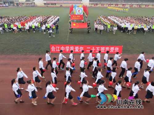 合江中学举行第五届体育艺术节(图4)