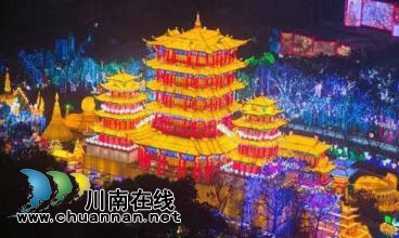 自贡灯会今年53天揽金71亿元 有本“生意经”(图2) 自贡灯会今年53天揽金71亿元 有本“生意经”(图2)