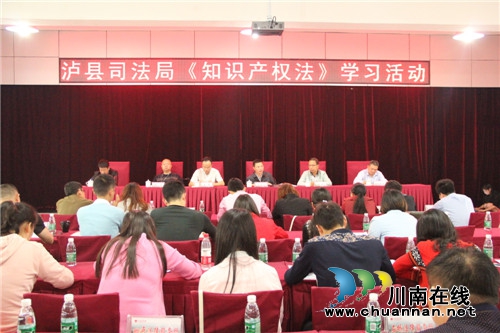 泸县司法局举行《知识产权法》学习活动(图1)