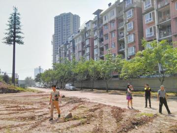 自贡：树形通讯基站来“站岗”&nbsp;小区居民吼黄(图1)