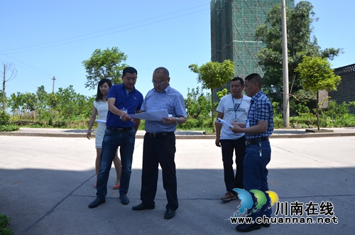 泸县副县长张文杰督查太伏镇周转房建设工作(图1)