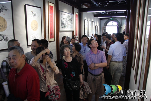 林绍基先生中国画展在泸州东艺展览馆开展(图13) 林绍基先生中国画展在泸州东艺展览馆开展(图13)
