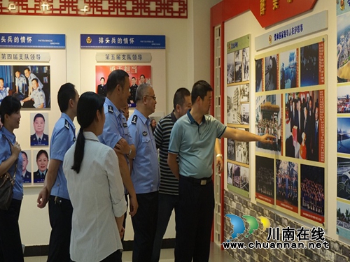 泸县公安局到泸州市交警支队“取经”(图1)