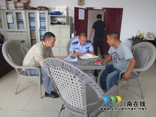 泸县嘉明镇开展货运企业安全大检查(图2)