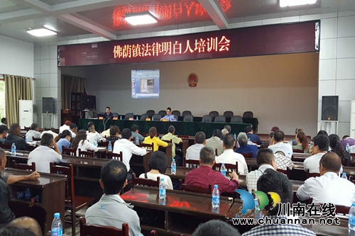 合江县佛荫镇开展法律明白人法制培训(图1)