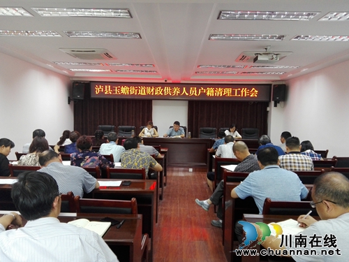 玉蟾街道召开财政供养人员户籍集中清理工作会(图1)