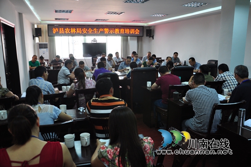 泸县农林局召开安全生产警示教育培训会(图2)