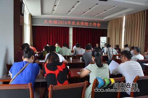 泸县太伏镇安排部署政策性农业保险工作(图1)