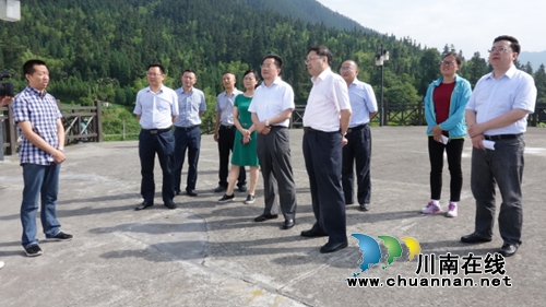 省国土资源厅厅长杨冬生调研古蔺地灾防治工作(图1)