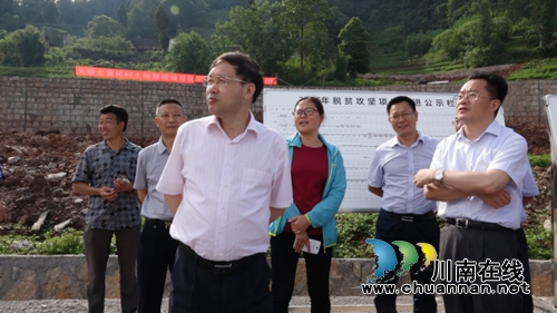 省国土资源厅厅长杨冬生调研古蔺地灾防治工作(图3)