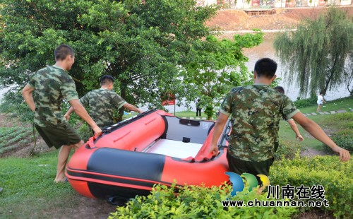 泸县测试应急装备&nbsp;积极备战防汛救援(图1)