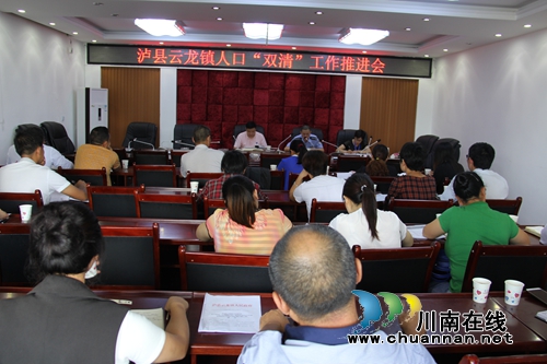 泸县云龙镇组织召开“双清”工作推进会(图1)