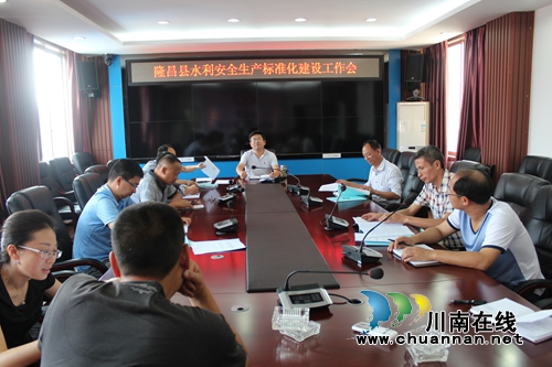 隆昌县水务局召开水利安全生产标准化建设专题工作会(图1)