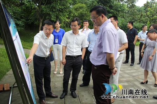 陈文率队调研泸县云龙镇空港产业园建设工作(图1)