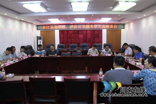 合江县尧坝镇到泸县云龙镇考察交流(图1)