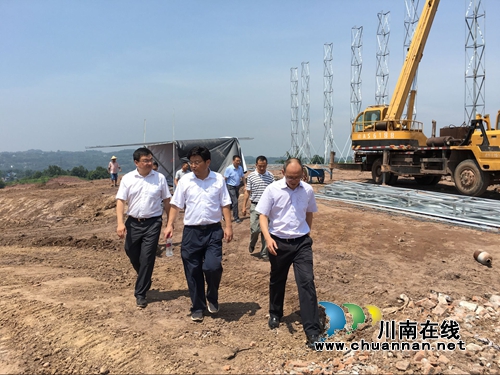 田亚东督查合江临港园区医化园项目建设(图1)