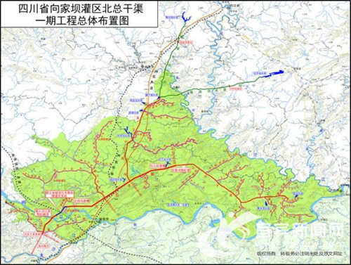 四川向家坝灌区北总干渠一期力争明年开工建设(图1)