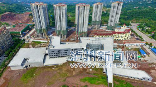 泸州市文化艺术中心预计12月竣工(图1) 泸州市文化艺术中心主体工程已经完工,预计今年12月竣工。 记者 牟科 摄