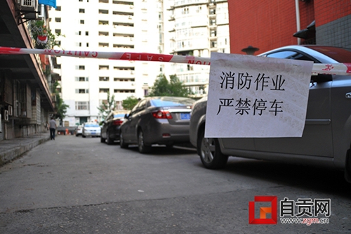 自贡业主遭马蜂“骚扰” 消防夜战水枪“扫射”(图1) 自贡业主遭马蜂“骚扰” 消防夜战水枪“扫射”(图1)