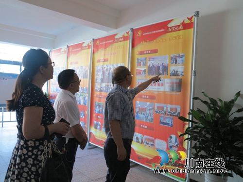 纳溪区领导潘浩调研卫计系统“两学一做”工作(图1)