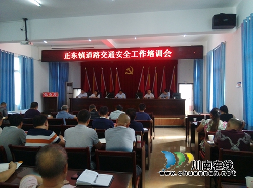 叙永正东镇召开农村道路交通安全劝导员培训会(图1)