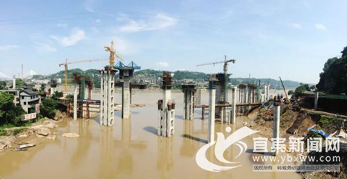 投资8亿元 宜宾南广河水上立交明年建成通车(图3) 投资8亿元 宜宾南广河水上立交明年建成通车(图3)
