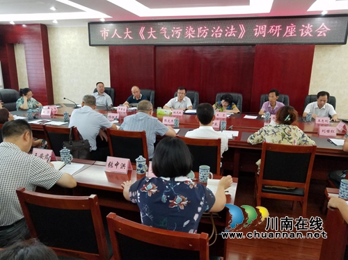 市人大调研泸县《大气污染防治法》实施情况(图3) 市人大调研泸县《大气污染防治法》实施情况(图3)