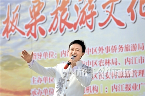 内江：“歌王”放歌长安村&nbsp;“点燃”板栗文化节(图5)