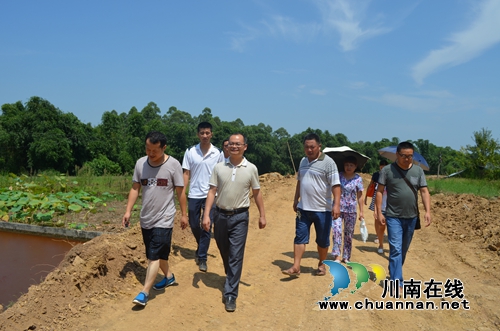 泸县督查组到玉蟾街道督查易地扶贫搬迁建设工作(图1)