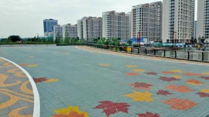 内江企业推出可降温的彩色压模沥青路面(图3) 内江企业推出可降温的彩色压模沥青路面(图3)