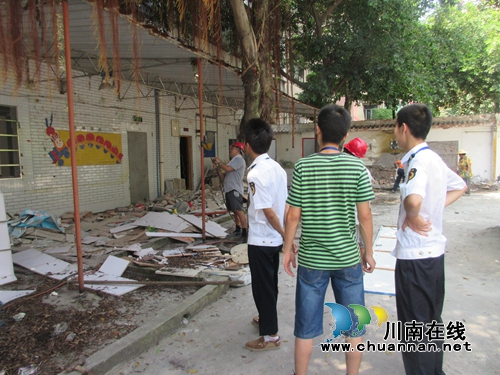 泸县有序推进违法建设拆除工作(图1)