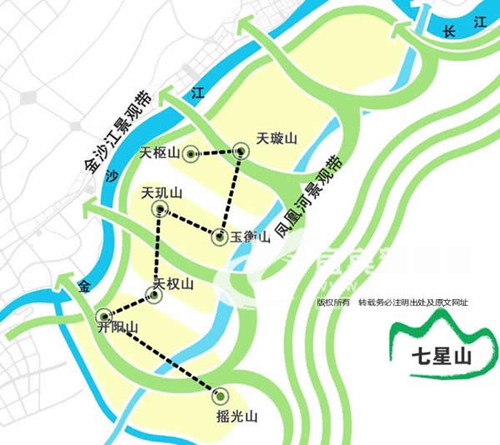 宜宾将建天文主题景观公园 布局为北斗七星!(图3) 宜宾将建天文主题景观公园 布局为北斗七星!(图3)