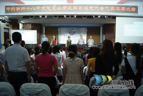 泸州十八中选举产生出席龙马潭区党代会正式代表(图2)