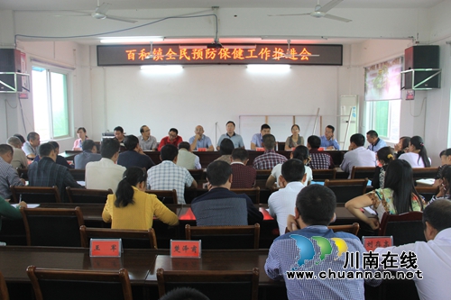 泸县百和镇召开全民预防保健工作推进会(图1)