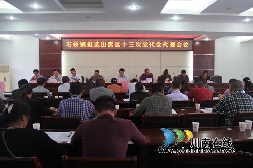 泸县石桥镇召开推选出席县十三次党代会代表会议(图1)