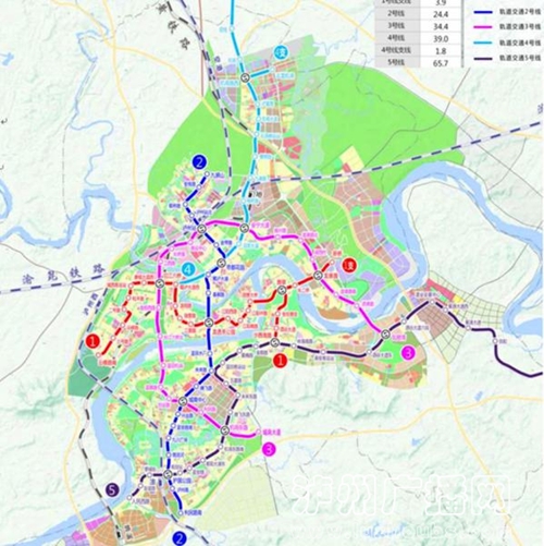 泸州初步设计5条城市轻轨&nbsp;市民可提意见建议(图2)
