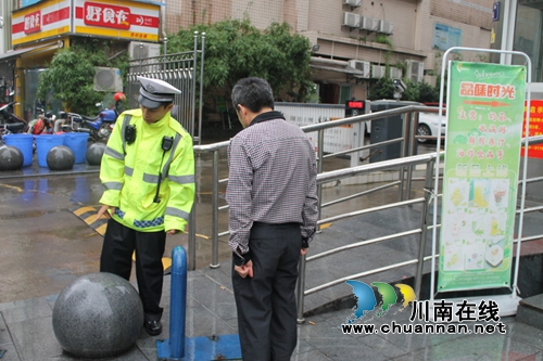 心系群众&nbsp;交警一大队实地调研保障残疾人便利出行(图1)