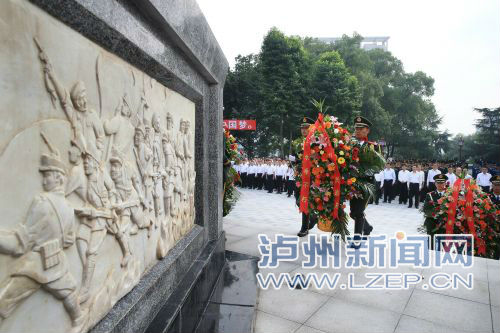 泸州市举行2016年烈士公祭活动(图3)