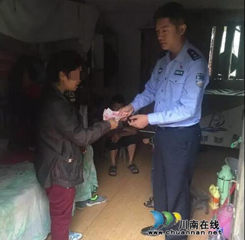 残疾母亲女儿生活费被盗 合江民警破案暖人心(图1) 残疾母亲女儿生活费被盗 合江民警破案暖人心(图1)