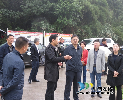 省总工会党组书记胥纯调研合江县土地整理项目(图1)