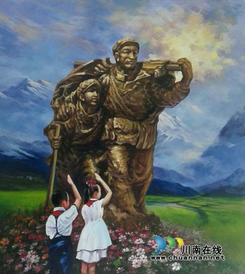泸州市纪念红军长征80周年美术书法作品展开展(图15) 泸州市纪念红军长征80周年美术书法作品展开展(图15)