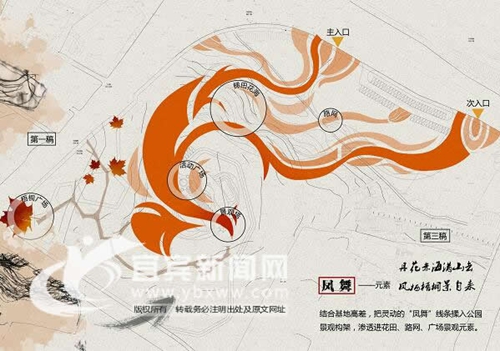 宜宾新建8万平米绿地公园“丹凤”&nbsp;辐射4街区(图6)