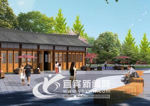 宜宾新建8万平米绿地公园“丹凤”&nbsp;辐射4街区(图11)