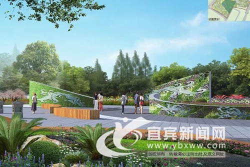 宜宾新建8万平米绿地公园“丹凤”&nbsp;辐射4街区(图13)