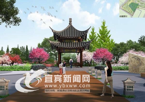 宜宾新建8万平米绿地公园“丹凤”&nbsp;辐射4街区(图14)
