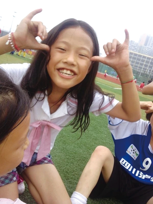 泸州13岁女孩张耀玥&nbsp;进入国家女足精英球队(图5)