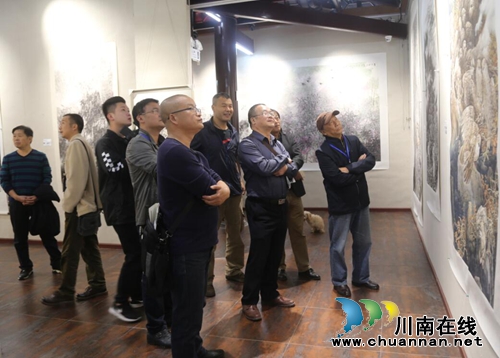 永川籍画家刘阿本中国画作品泸州交流展开展(图10)